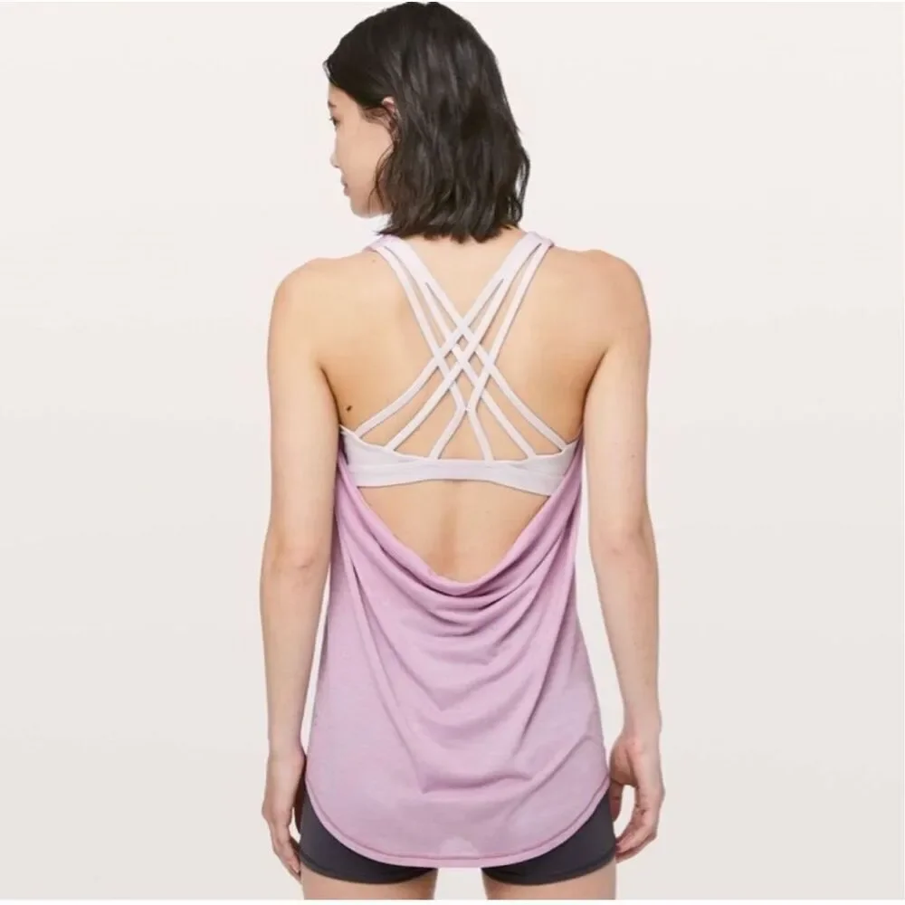 Lululemon Slay the Studio 2-in-1 athletic Tank top size 2